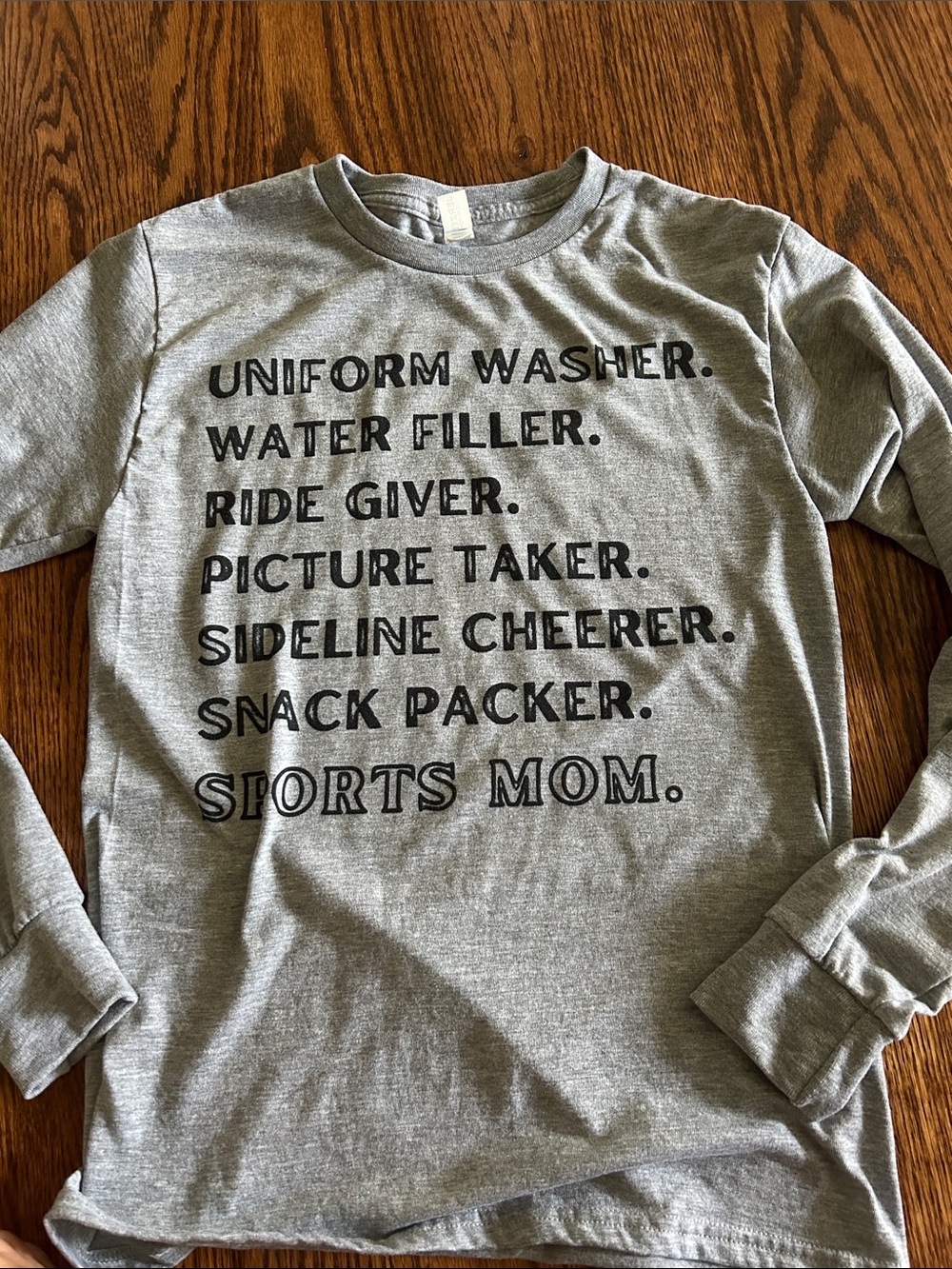 Gray 'Sports Mom' Long-Sleeve Tee - Kids Shirts & Tops
